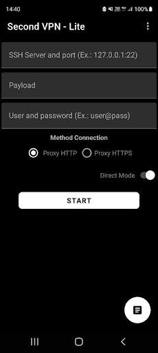 Second VPN - Lite screenshot 1