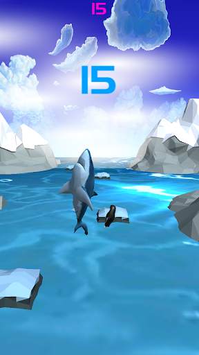 Shark VS Penguin Game screenshot 3