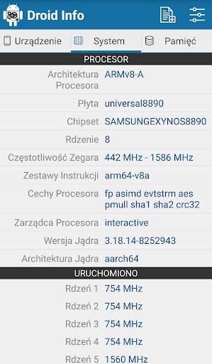 Droid Hardware Info screenshot 2