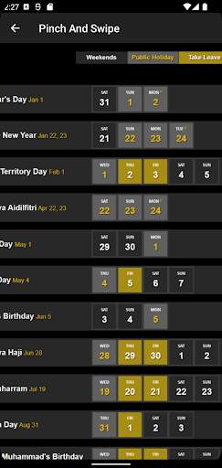 Malaysia Calendar 2023 (Horse) screenshot 5