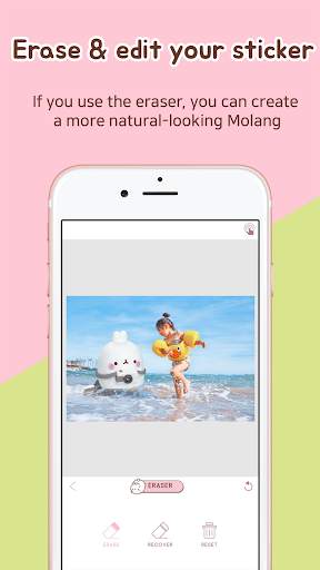 Molang&I - 3D Sticker Photo screenshot 3