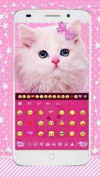 Leuk roze Kitty-toetsenbord screenshot 2
