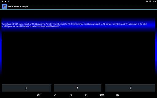 Linear 1st degree  equations Real-life examples screenshot 12