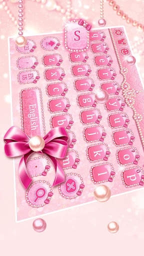 Pink pearl keyboard screenshot 2