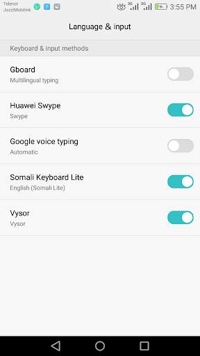 Somali Keyboard Lite screenshot 2