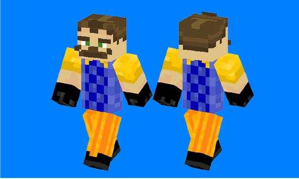 Skin Mod Neighbor Craft screenshot 1