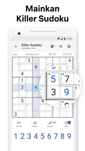 Killer Sudoku oleh Sudoku.com screenshot 1