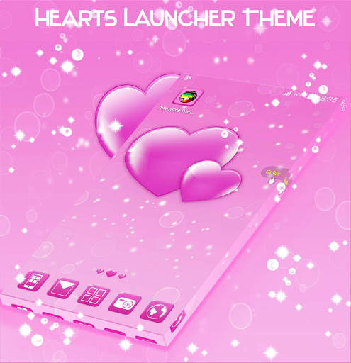 Hearts Launcher Theme screenshot 3