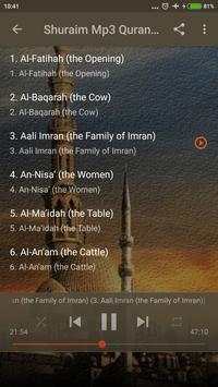 Qari Shuraim Mp3 Full Quran Offline screenshot 2
