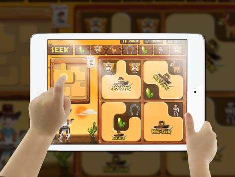 Cowboy Hide and Seek : Brain Training Puzzle Game screenshot 3