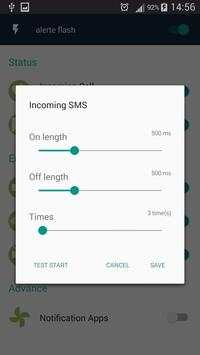 Flash Alerts on Call flash SMS screenshot 3