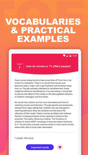 Writing - TOEFL® Essays : Useful Words & Tips screenshot 4