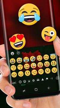 Red Rose Wallpaper HD Keyboard screenshot 2