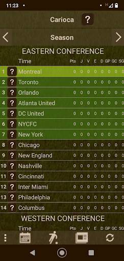 Soccer Standings and Results - MLS 2020 screenshot 1