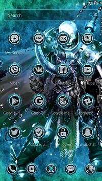 Devil Chained Skull Launcher Theme screenshot 6