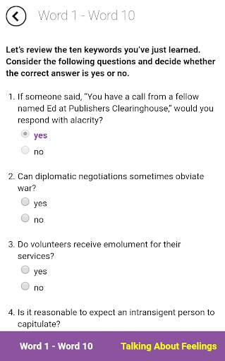 Verbal Advantage - Level 8 screenshot 4