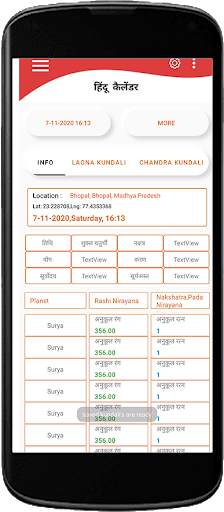 Hindu kundli screenshot 1