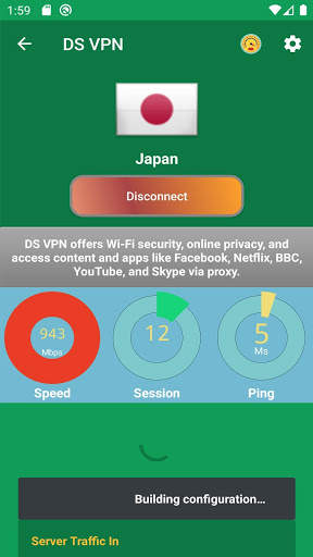 DS VPN - Free Unlimited VPN screenshot 7