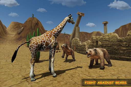 Giraffe Family Life Jungle Sim screenshot 11