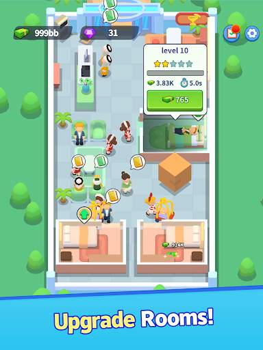 My Mini Hotel: Idle Game स्क्रीनशॉट 12