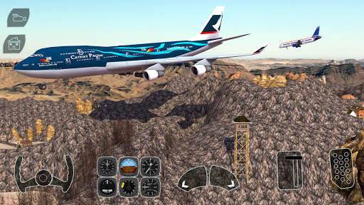 Take off Airplane Pilot Race F screenshot 14