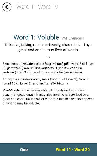 Verbal Advantage - Level 5 screenshot 2
