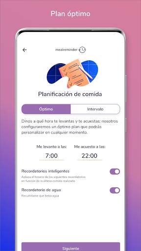 Meal Reminder Pérdida de peso screenshot 5