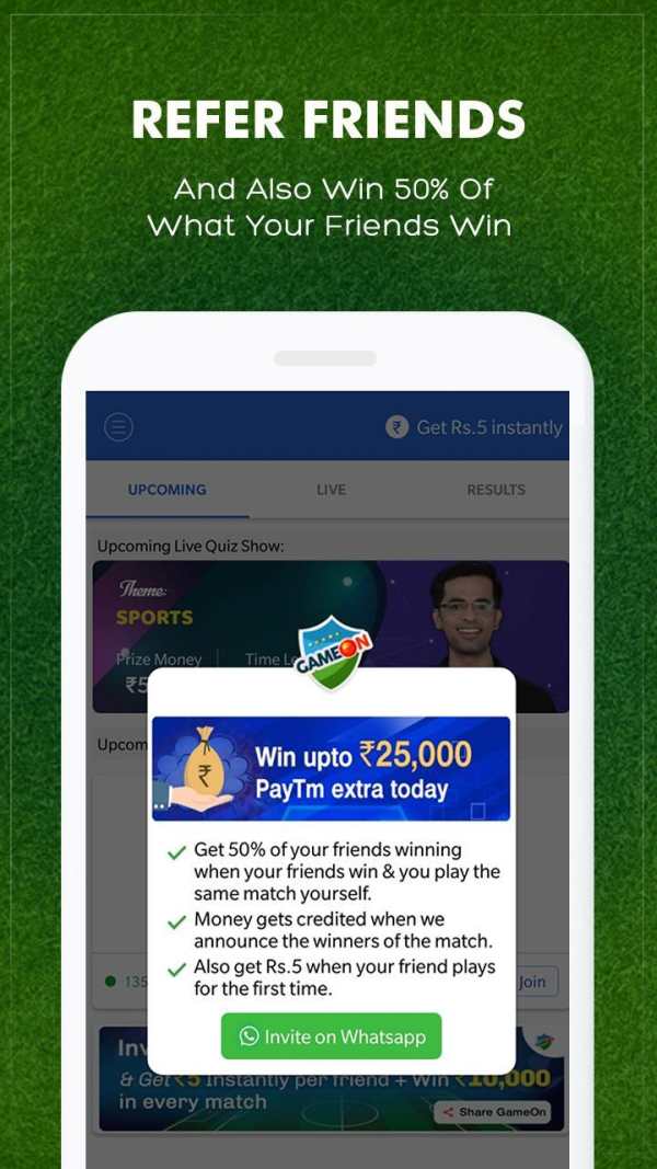 GameOn: Match Prediction & Live Sports Quiz screenshot 5