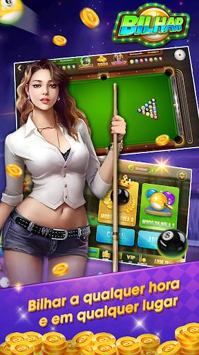 Bilhar - Bilhar bola 8 - Bilhar com jogo de cartas screenshot 5