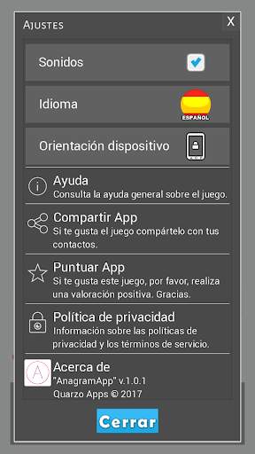 AnagramApp. Anagramas de palabras screenshot 14