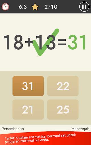 Kalkulasi mental (Matematika) screenshot 9