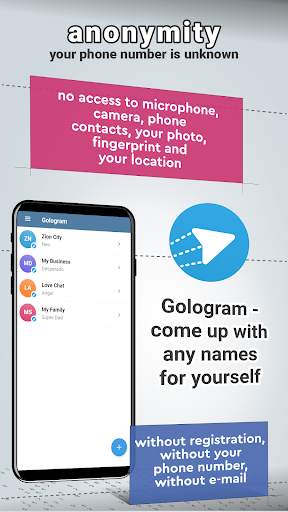 Gologram - secure messenger screenshot 2