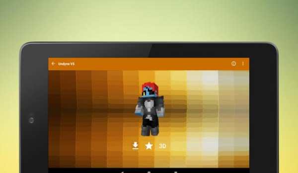 Skins Undertale for Minecraft 3D screenshot 17