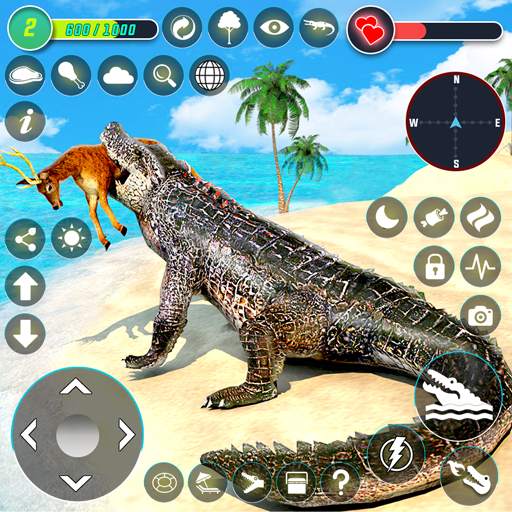 Angry Crocodile - Animal Games 1.7