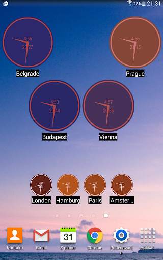 Planet Sunshine World Clock screenshot 10