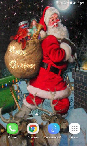 Christmas Santa Live Wallpaper screenshot 2