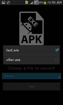 EXE TO APK screenshot 2
