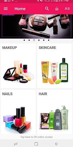 Just4girls - Online shopping, makeup & cosmetics screenshot 1