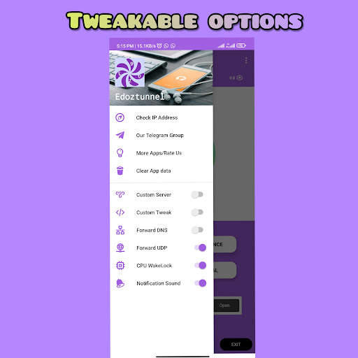 Edoztunnel - Unlimited VPN screenshot 5
