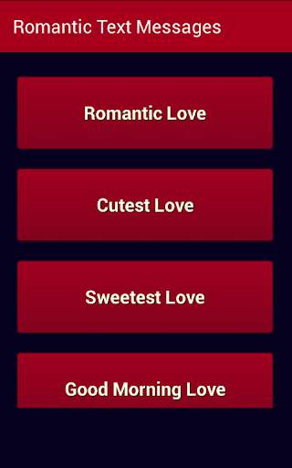 Romantic Text Messages screenshot 1
