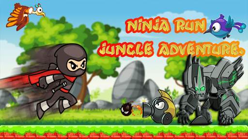 ninja run: jungle adventure game. adventure world. screenshot 1