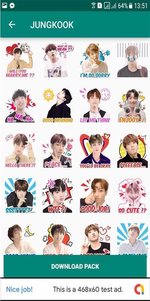 BTS WA Sticker Bangtan Boys screenshot 4