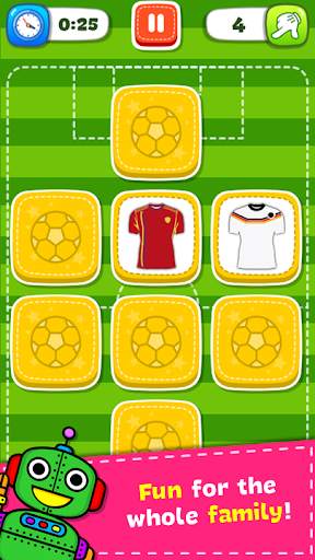 Permainan Memori - Sepak bola screenshot 2