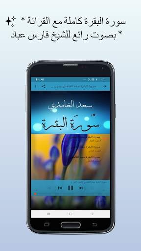 Surah Al-Baqarah Saad Al-Ghamdi without Net mp3 screenshot 1
