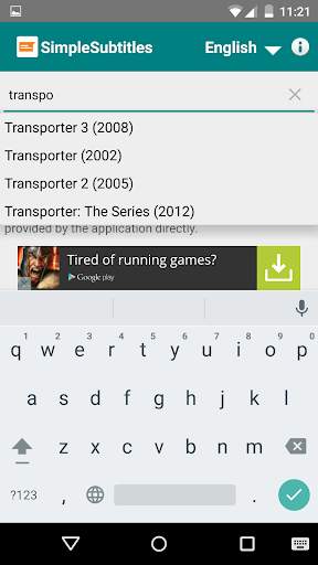 Simple Subtitles screenshot 2