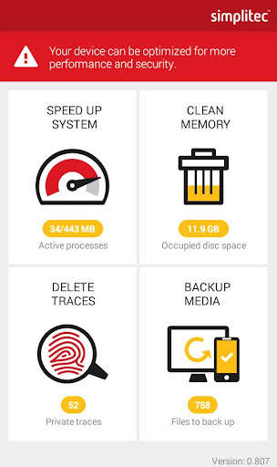 simpli Clean Mobile  - BOOSTER & CLEANER screenshot 2