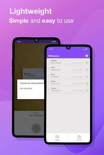 PNScanner - Phone number scanner (camera/gallery) screenshot 1