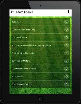 Learn Cricket 2017 screenshot 9