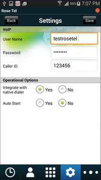 RoseTel ITel Mobile Dialer screenshot 2
