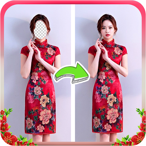Chinese Girl Photo Montage icon